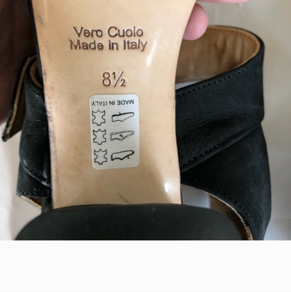 MADE IN ITALY SUEDE SANDLES - Picture 5 of 6